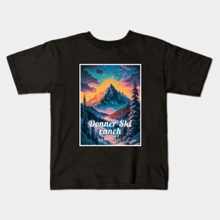 Donner Ski Ranch Lake Tahoe USA Kids T-Shirt